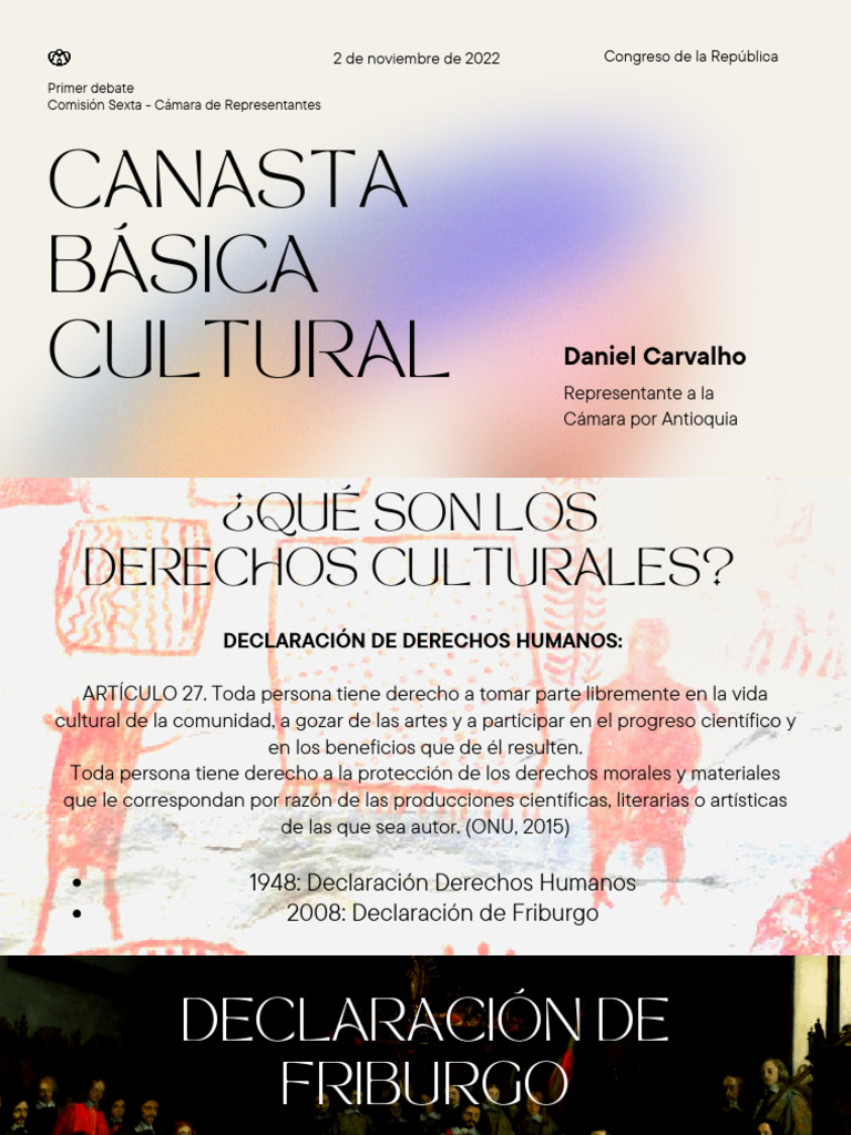 Canasta Básica Cultural Colombia | PDF | Justicia | Crimen y violencia