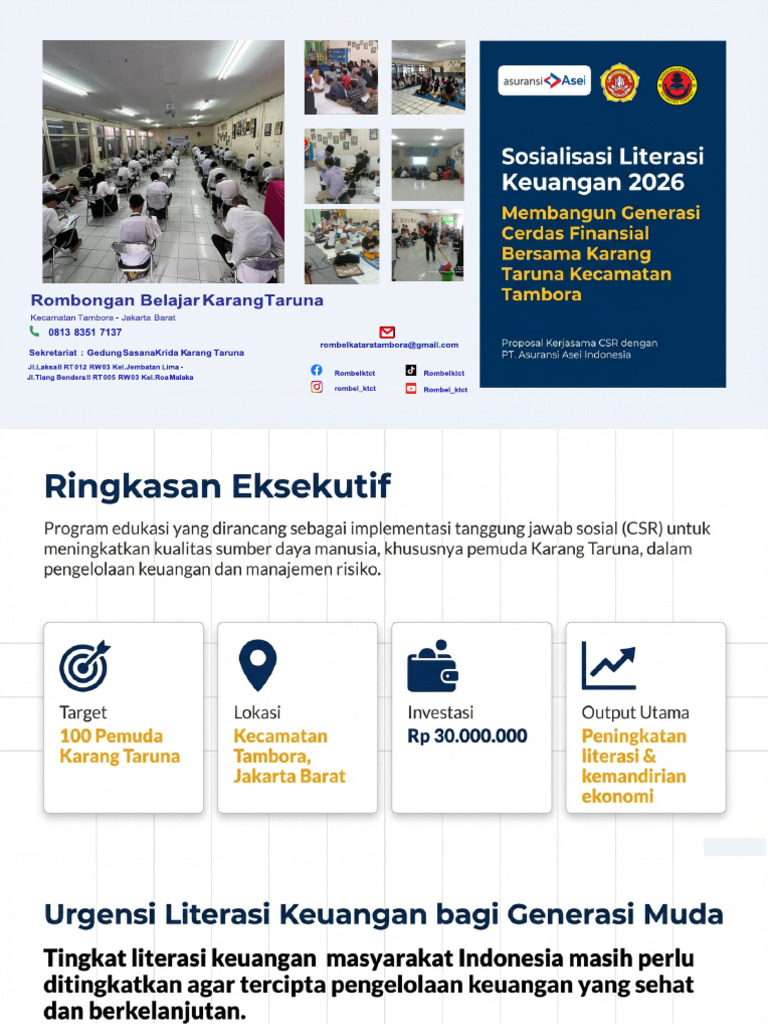 Tambora Youth Financial Literacy OK | PDF