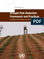 Drought Risk Reduction Framework and Practices