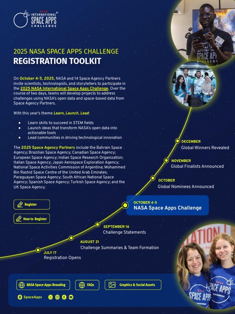Challenge Authors Smes 2025 Nasa Space Apps Registration Recruitment ...