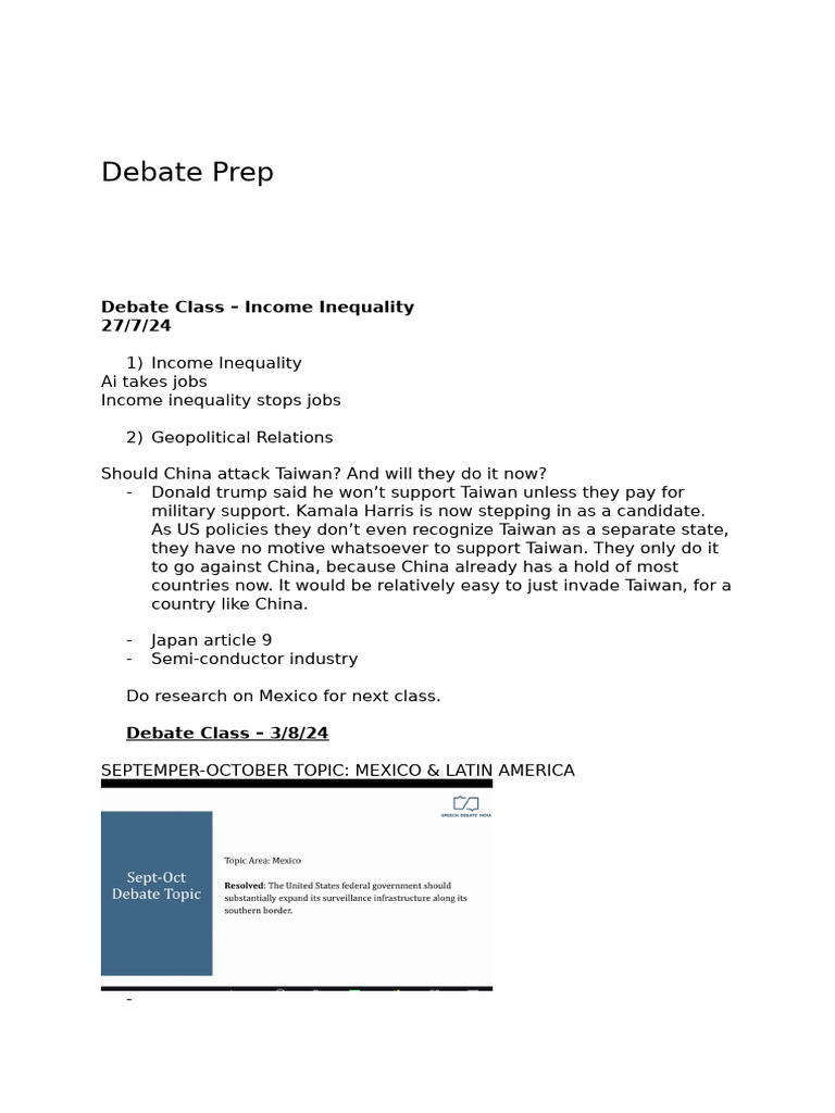 Debate Notes 2 | PDF | Cyberwarfare | Security