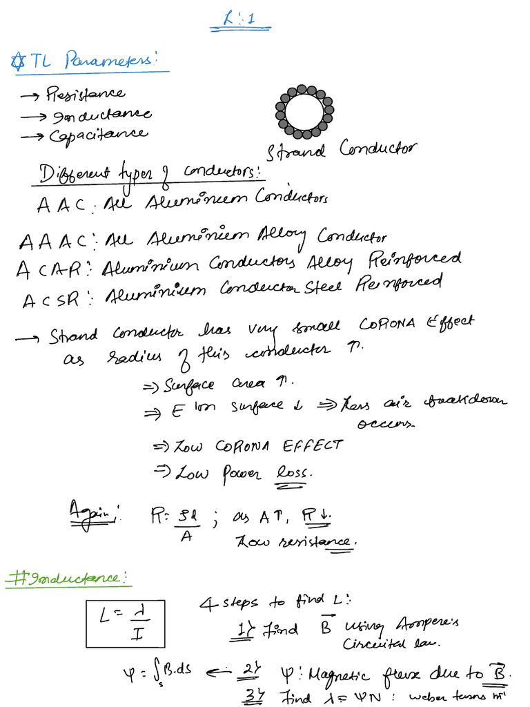 Transmission Line Parameters | PDF