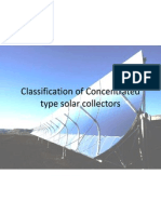 Concentrated Type Solar Collectors