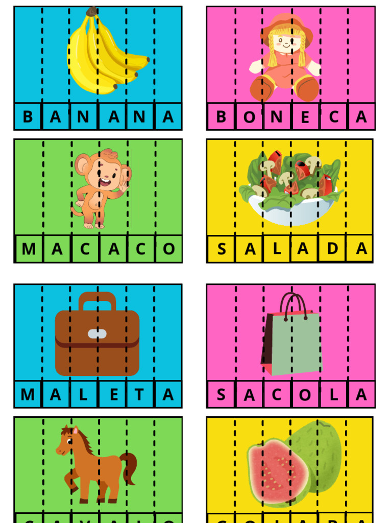 Formando Palavras Com As Letras v1dn7x | PDF