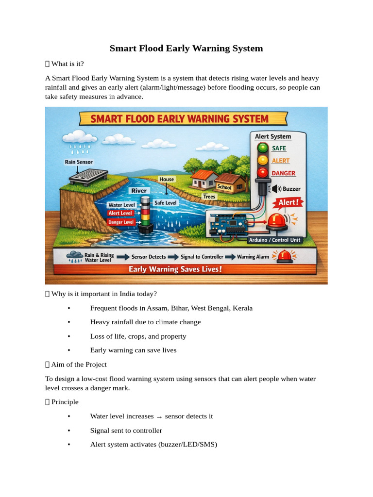 Smart Flood Early Warning System | PDF