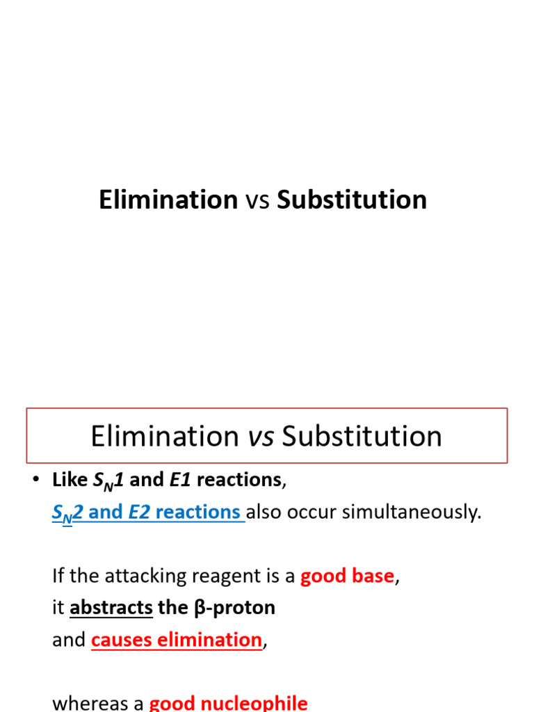 Elimination Part-3 (2025) | PDF | Chemical Reactions | Chemical ...