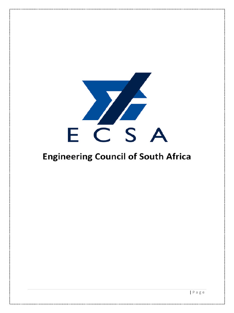 Ecsa Engineering Report Makoni Tapiwa 2025 | PDF