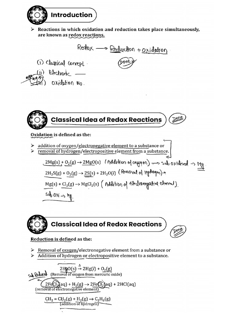 68fb949a2c0a66abb7aad423 - ## - Redox Reaction 01 - Class Notes ...