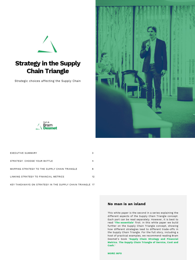Strategy in The Supply Chain Triangle Strategic Choices Affecting The ...