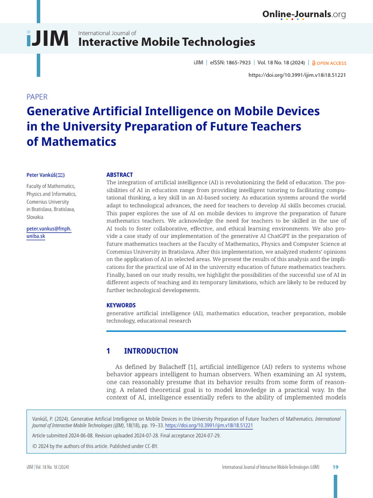 Interactive Mobile Technologies | PDF | Artificial Intelligence ...
