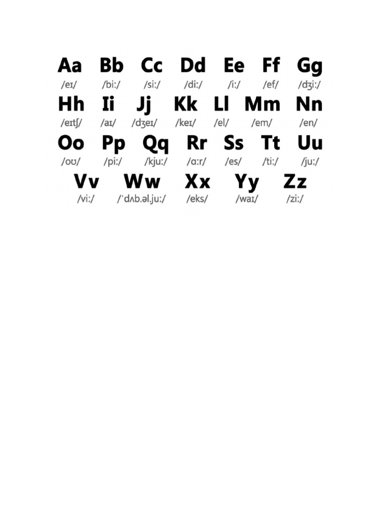 Alphabet | PDF