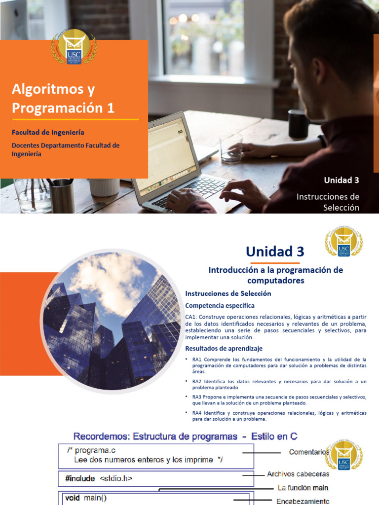 Unidad 3 Progrmación | PDF | Pi | Programa de computadora