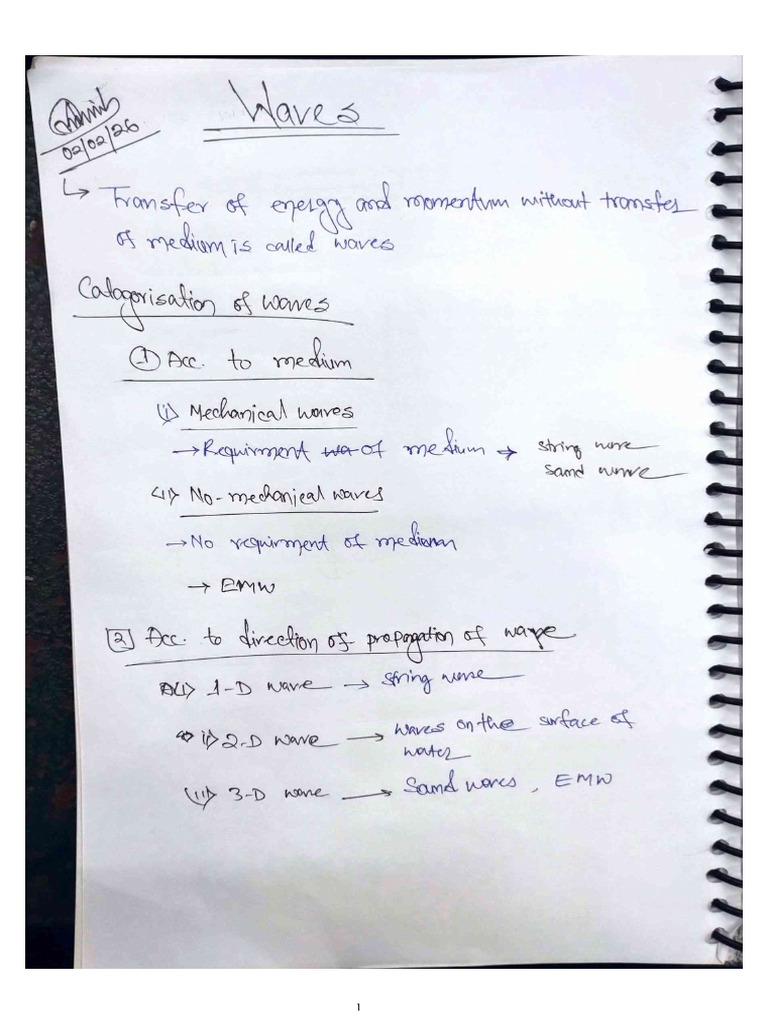 Class Notes Physics | PDF