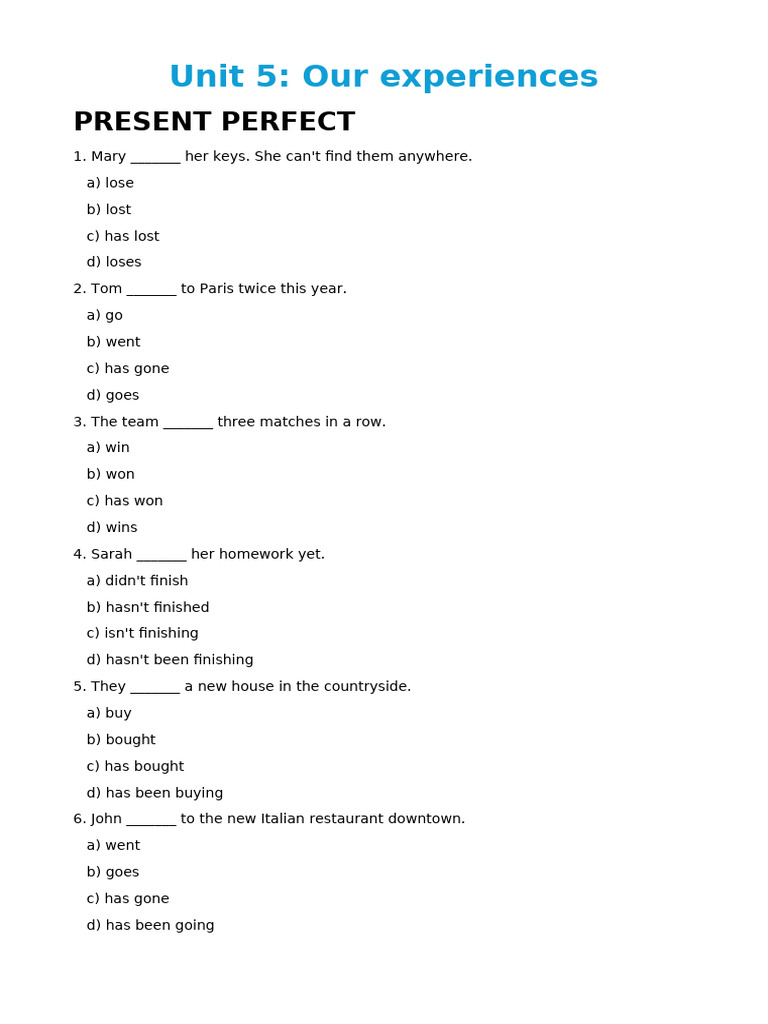 Unit 5 | PDF