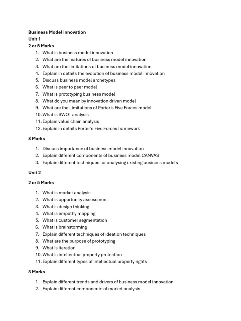 Business Model Innovation | PDF | Business Model | Lean Startup