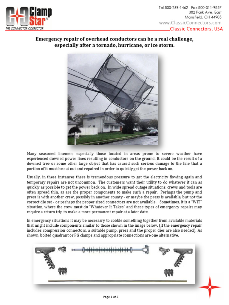 ClampStar Emergency Restoration Tool | PDF | Vortices