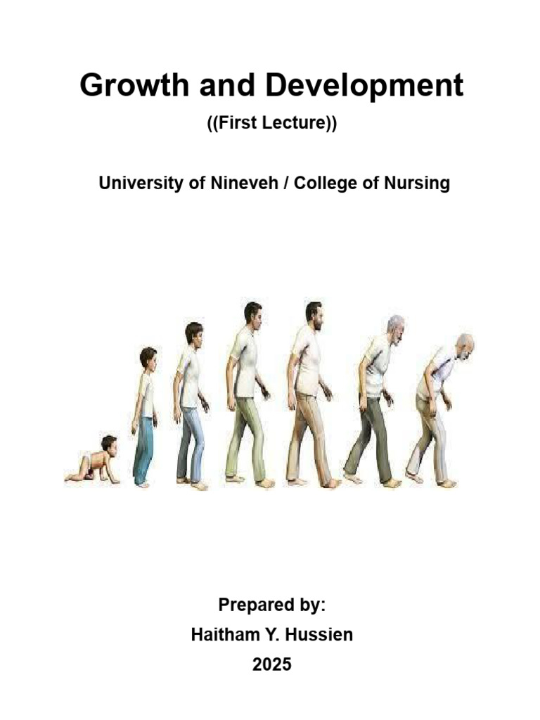 Growth and Development Lec1 Growth and Development Dof Nursing Students ...
