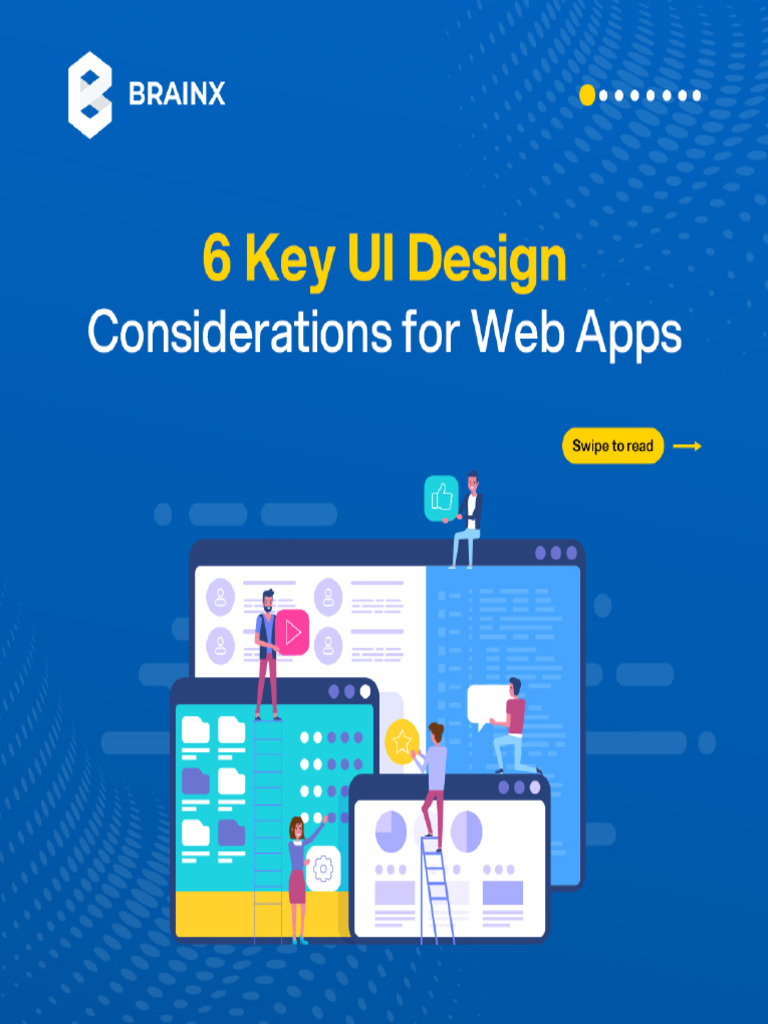 6 Key UI Design Considerations For Web Apps | PDF