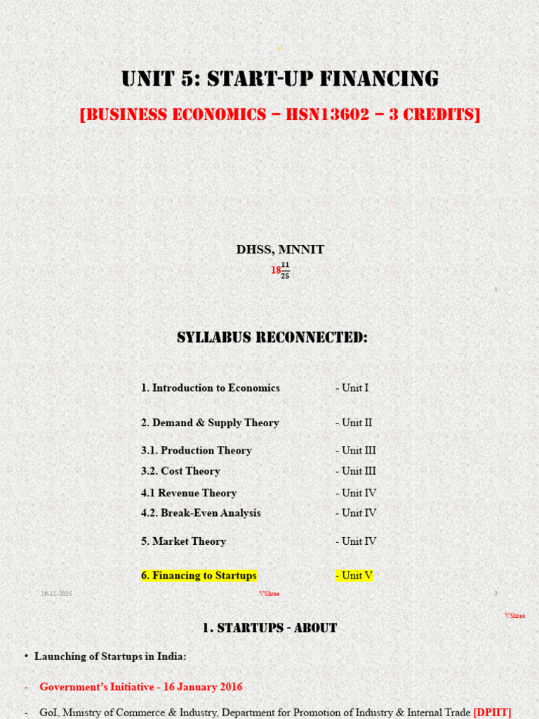 Unit 5 Stat Up Financing | PDF | Venture Capital | Corporate Finance