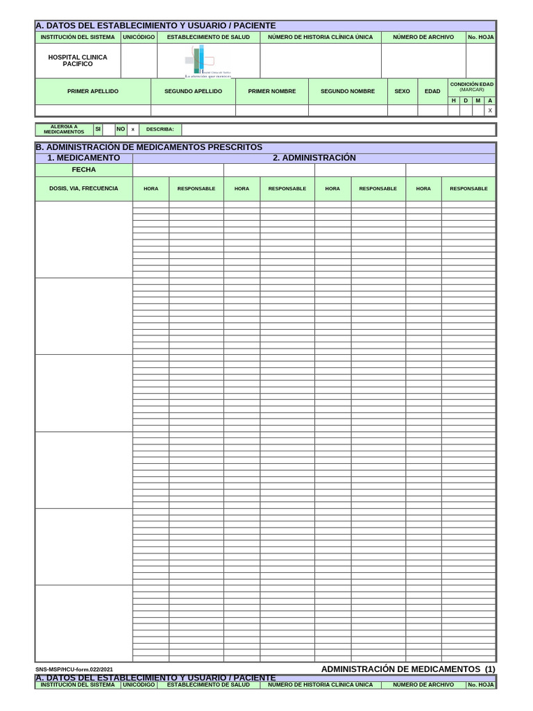 022 Kardex | PDF | Historial médico | Medicina