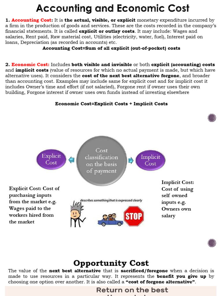 Cost Concepts and Numerical Examples | PDF | Average Cost | Marginal Cost