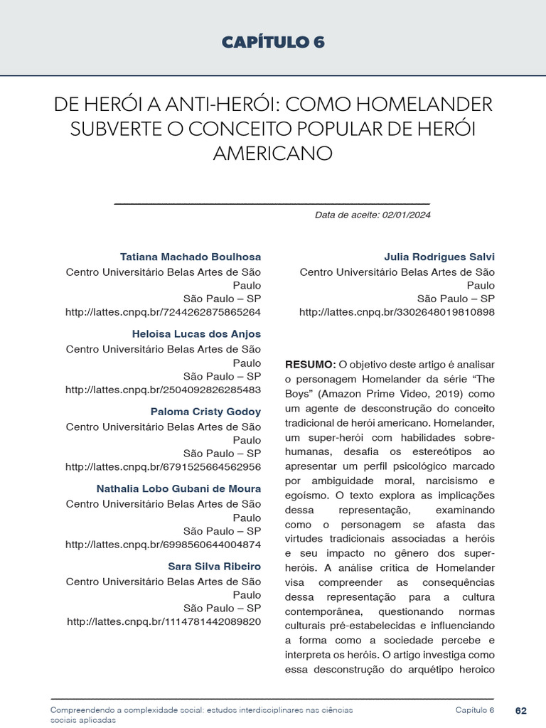 De Heroi A Anti Heroi Como Homelander Subverte o Conceito Popular de ...