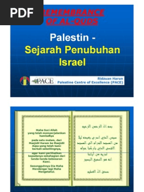 Palestin Sejarah Penubuhan Israel Pdf