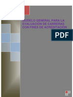 4 Modelo General para La Evaluacion de Carreras Con Fines de Acreditacion