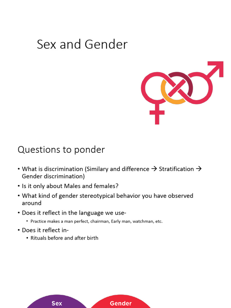 Sex and Gender | PDF | Gender | Gender Studies