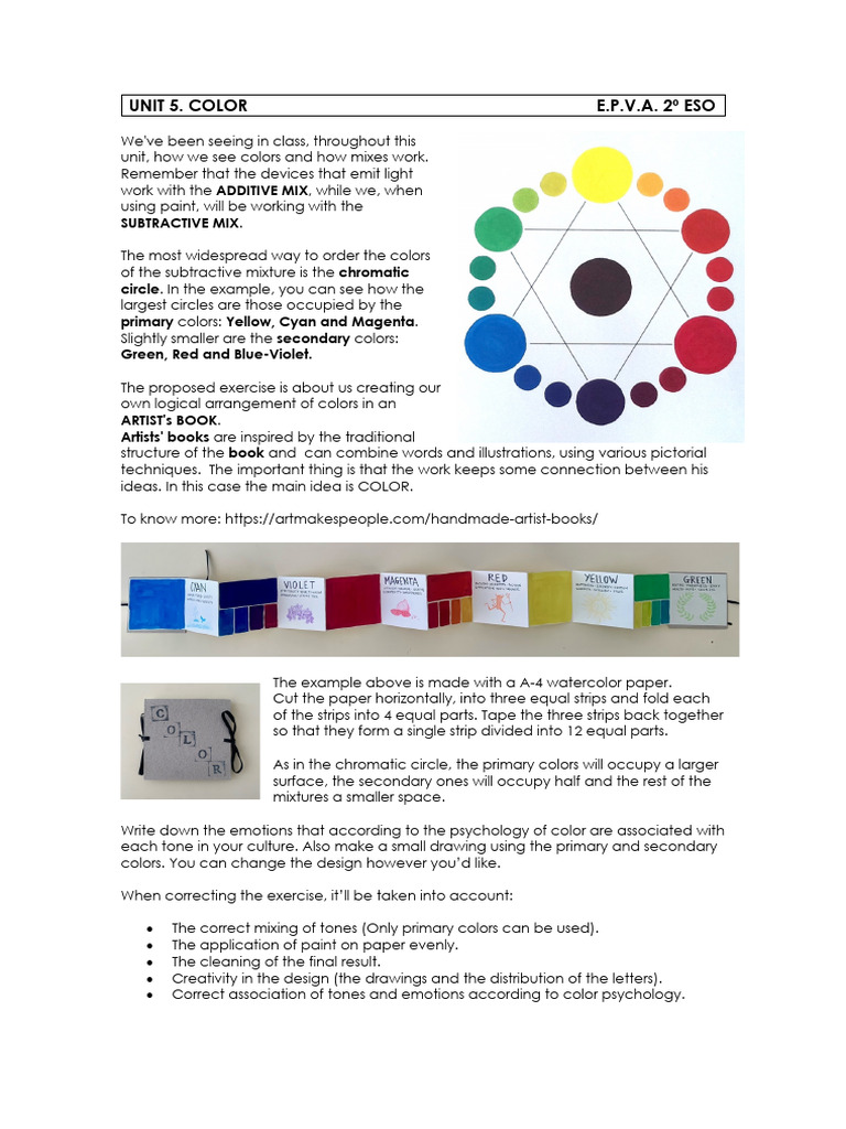 Color An Artist Book | PDF
