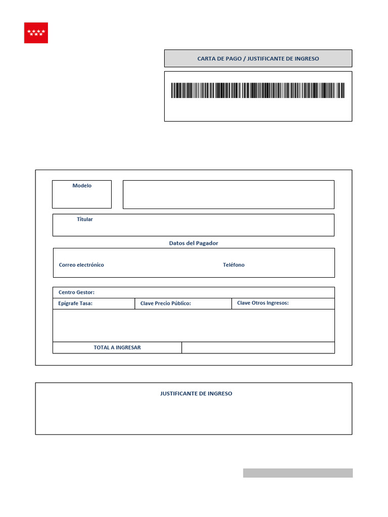 Pago Matrícula Modelo 030 | PDF