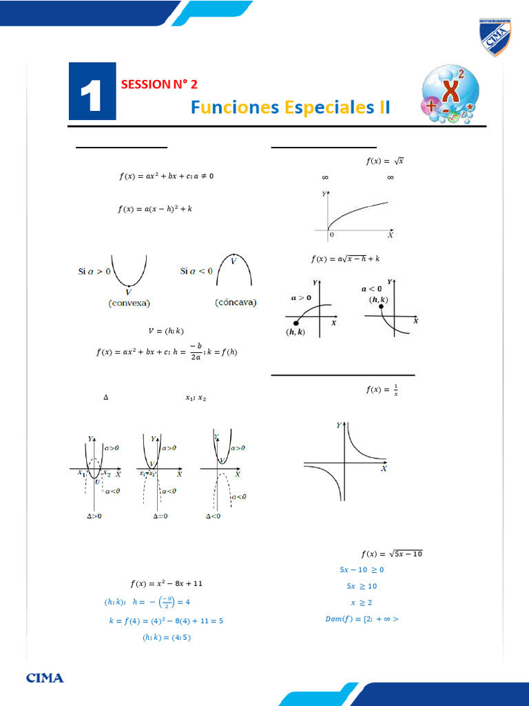 Kami Export - Funciones Especiales II Teoría | PDF
