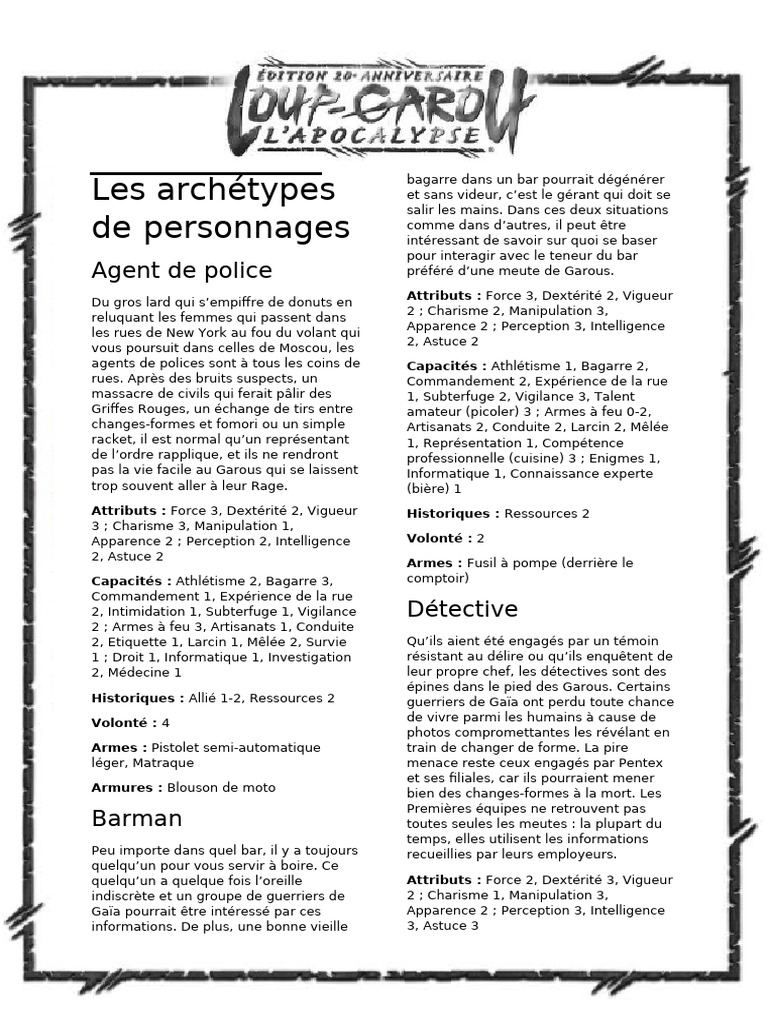 Archétype | PDF