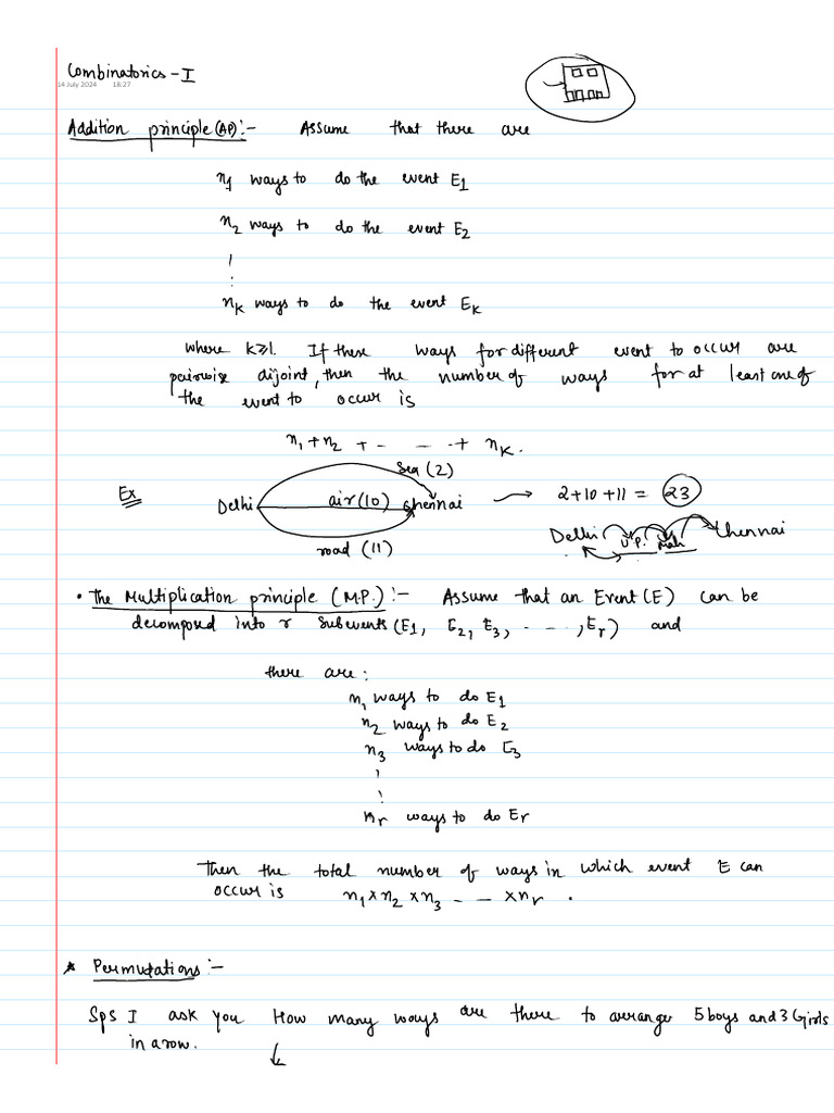 Linear and Circular Permutations | PDF