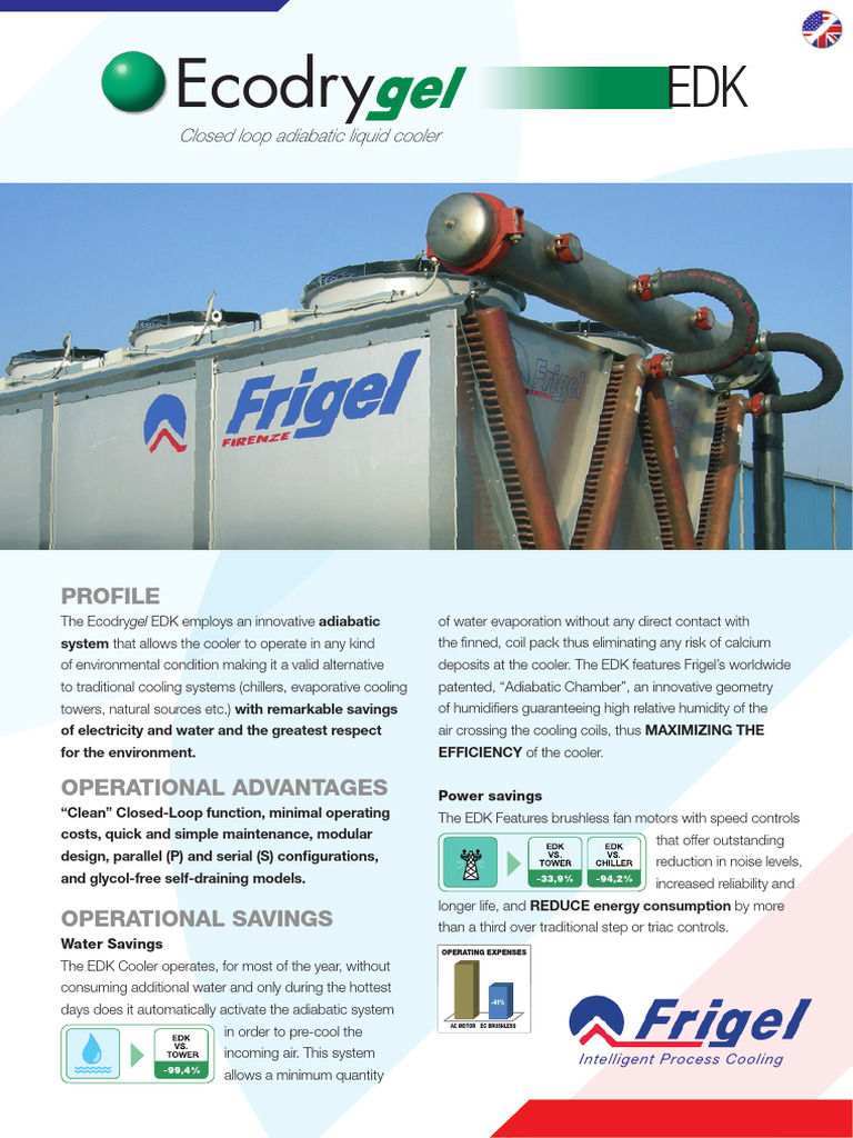 Frigel 100 Ton Dry Fluid Cooler Manual | PDF | Air Conditioning | Heat ...