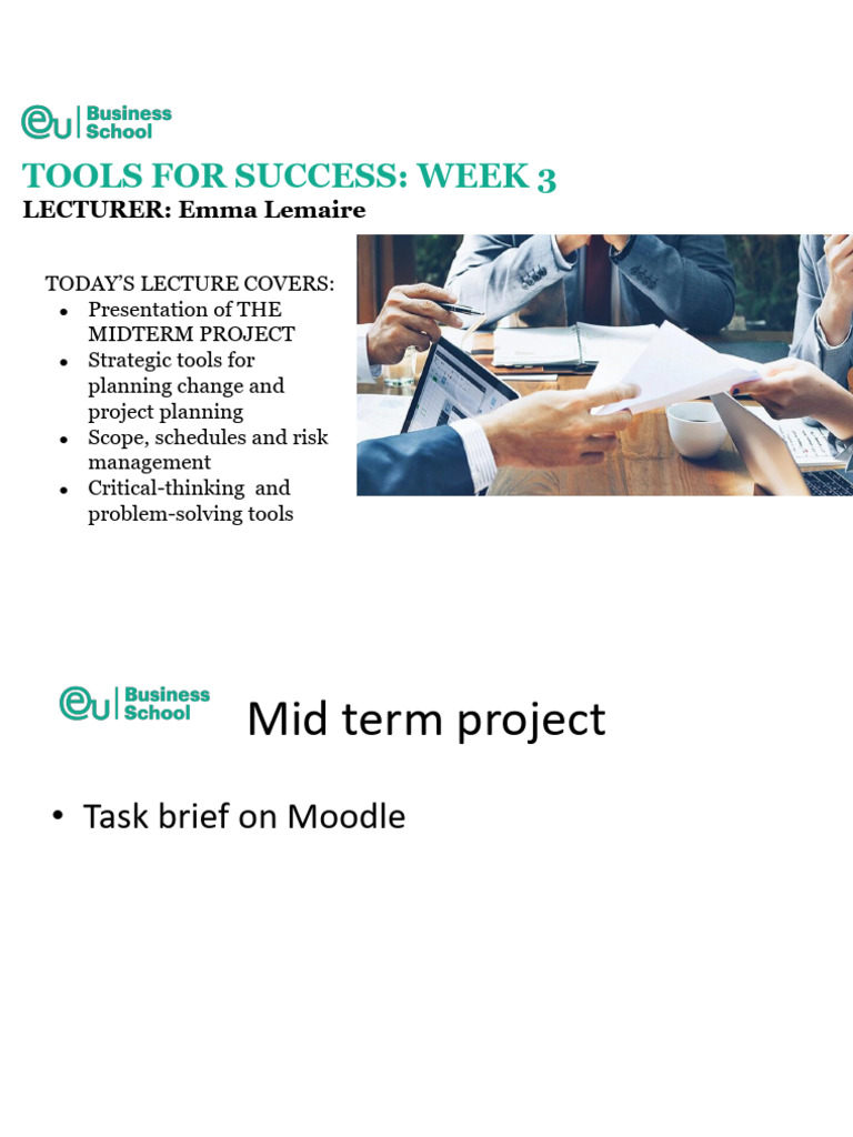Week 3 Strategic Tools in Project Planning and Critical Thinking | PDF ...