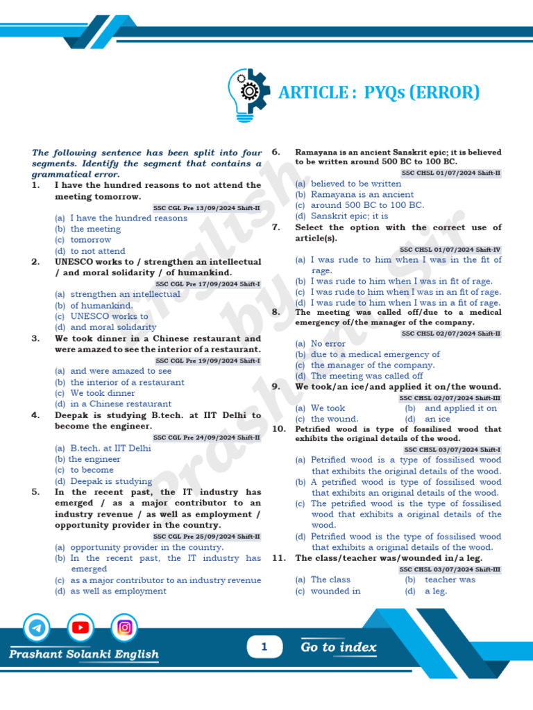 Article Pyq | PDF | Synapse | Neurotransmitter
