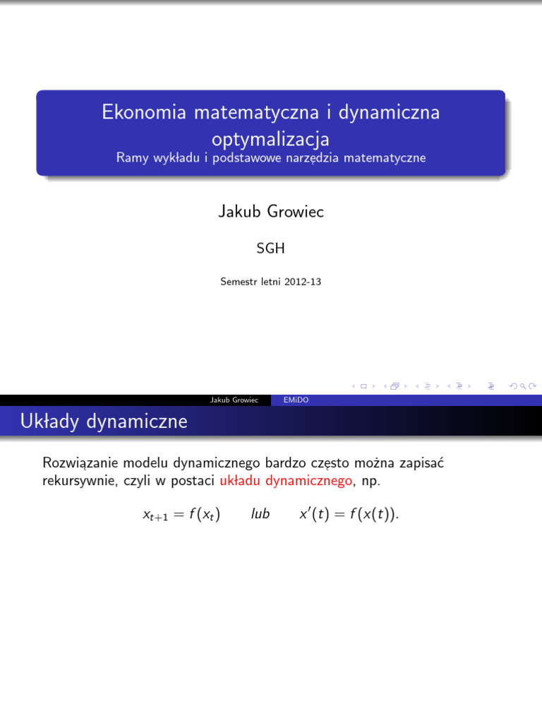 EMiDO Wyklad1 (2013) | PDF