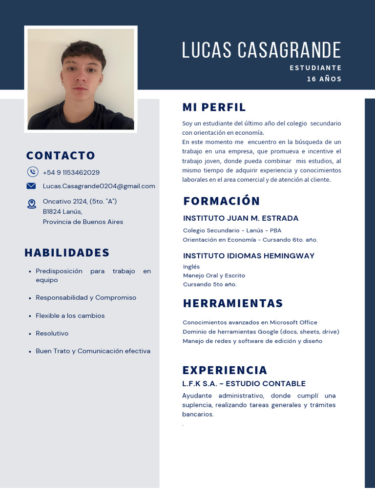 CV Lucas Casagrande | PDF