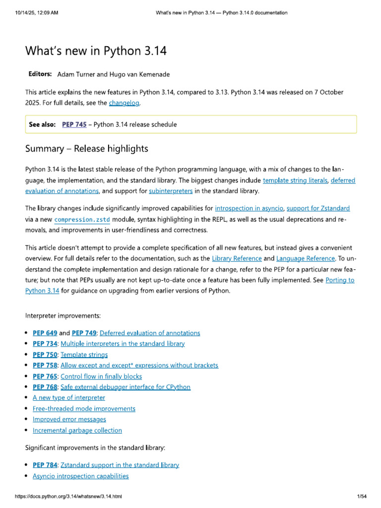 3.14.0 Documentation | PDF