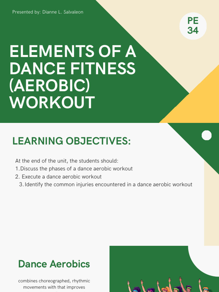 Elements of A Dance Aerobic Workout | PDF | Heart Rate | Physical Fitness