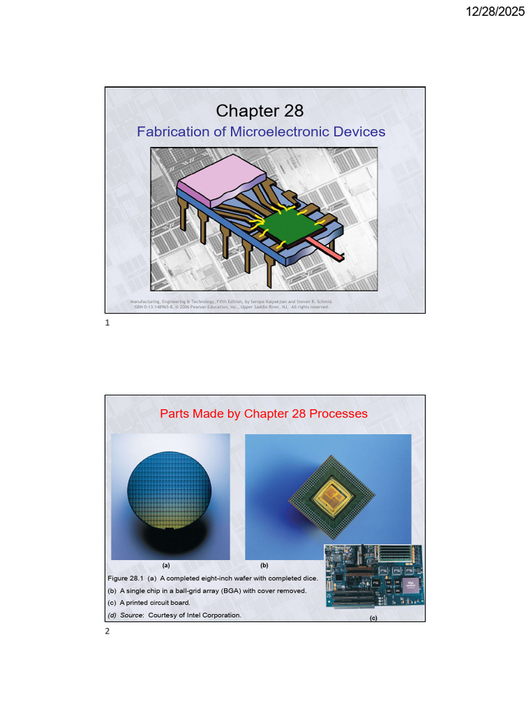 Ch29 MicroDevices | PDF | Semiconductor Device Fabrication | Semiconductors