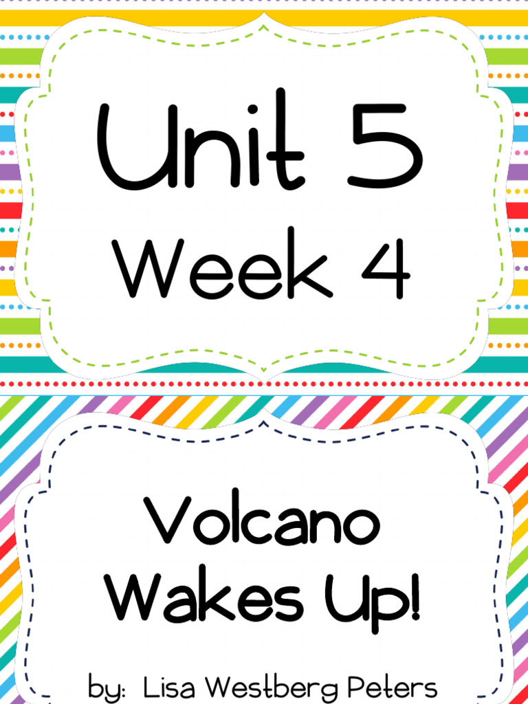 Unit 5 Week 4 Focus Wall Rainbow Pop | PDF