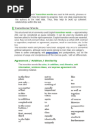 Transition Words for Research Papers | PDF | Reason | Mind