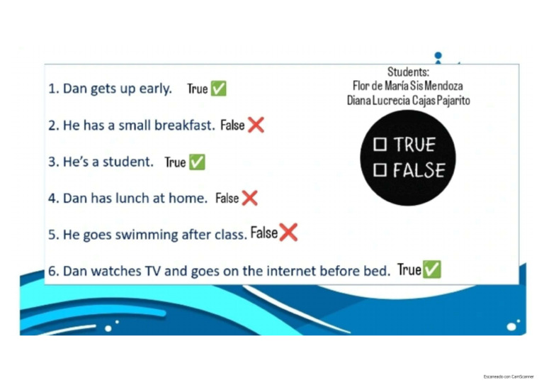 True or False | PDF
