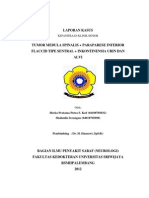 Tumor Medula Spinalis + Paraparese Inferior Flaccid Tipe Sentral + Inkontinensia Urin Dan Alvi