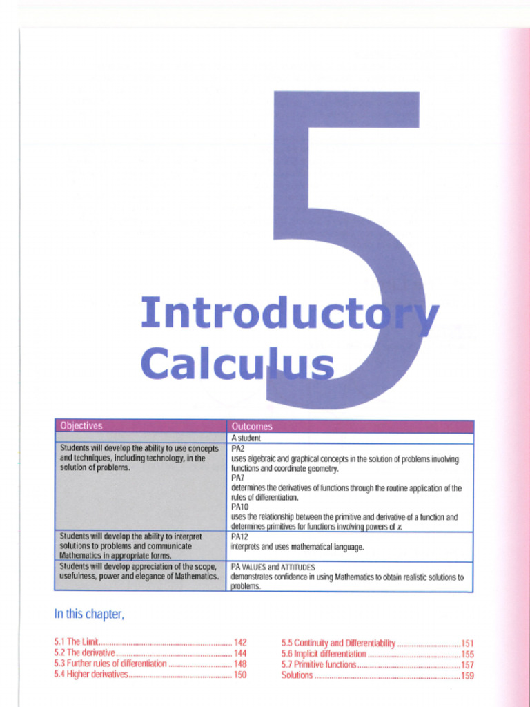 Intro To Calculus | PDF