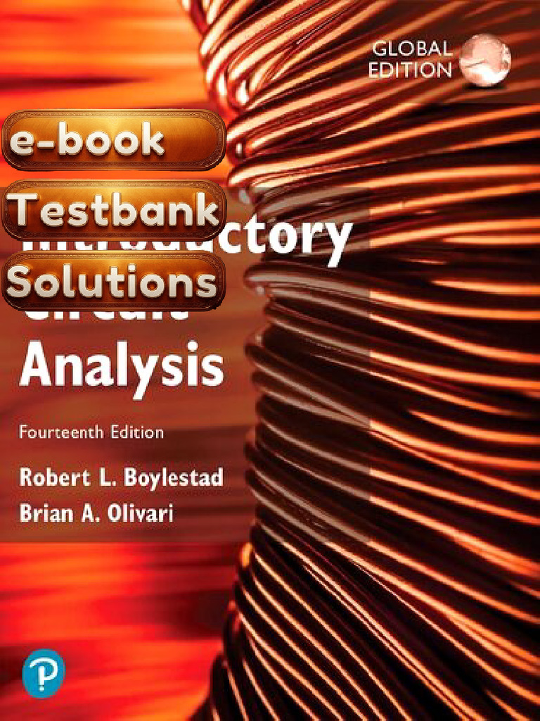 Introductory Circuit Analysis 14th Global Edition by Robert L Boylestad ...