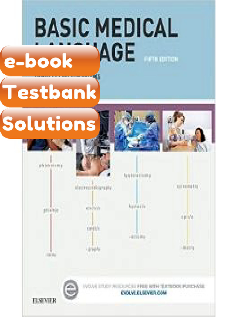 Full Test Bank of Basic Medical Language 5th Edition by Brooks | PDF ...