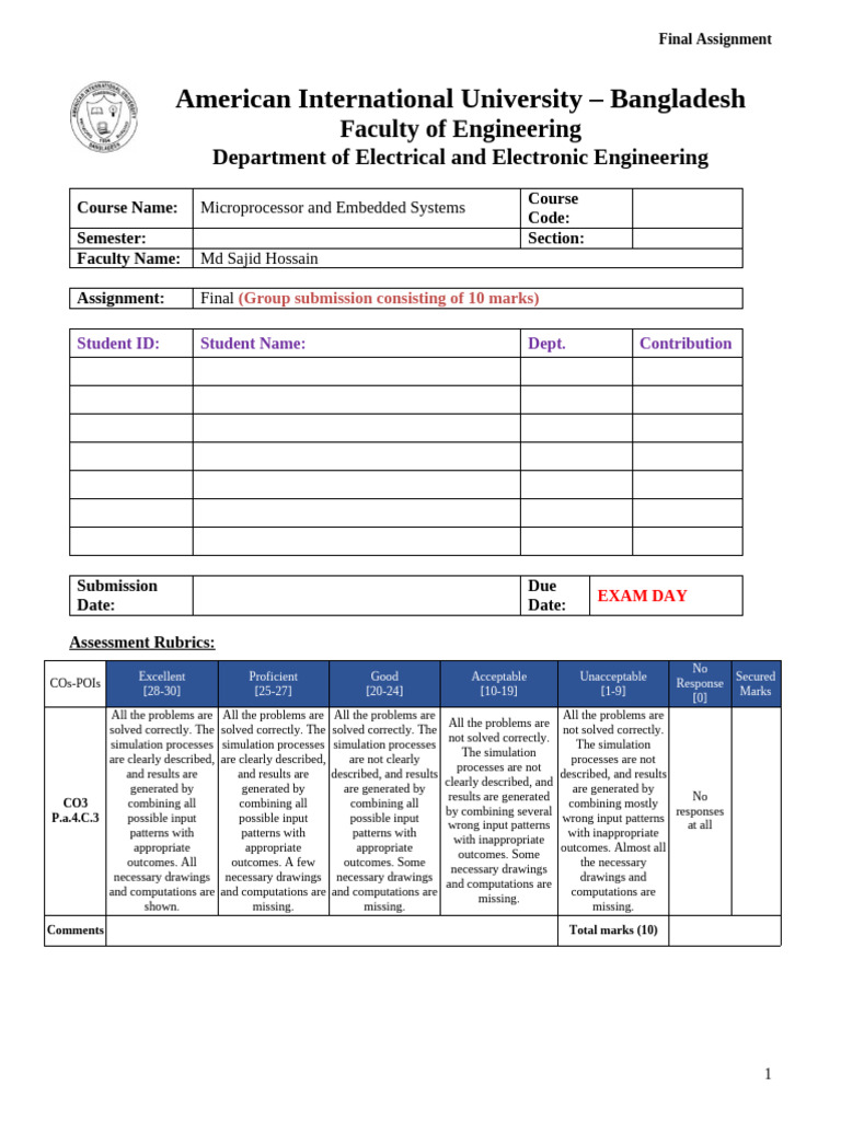 Assignment Final MAES ALU | PDF | Computer Architecture | Computer Science